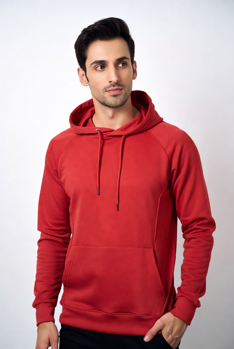 Erkek Elegant Kış Hoodie